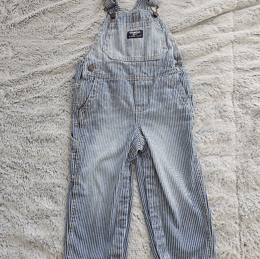 OshKosh B'gosh Navy and White Striped One Piece
